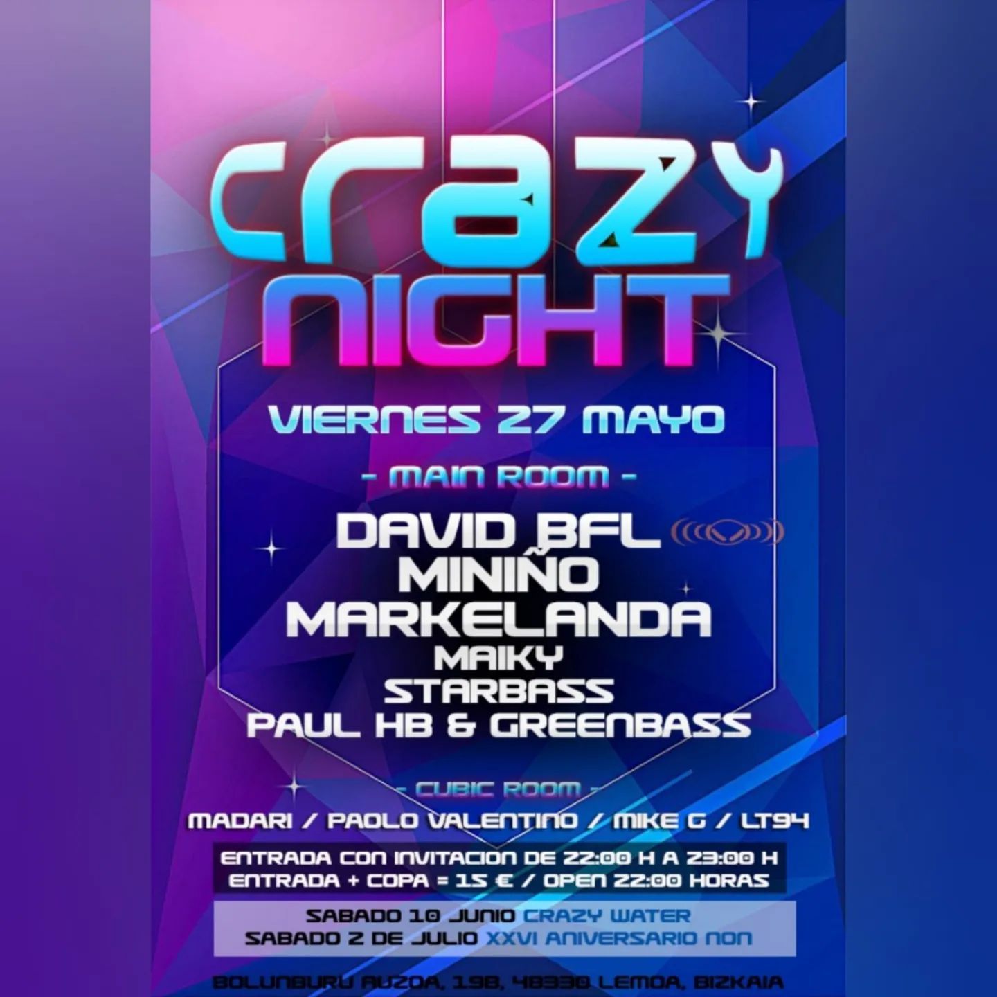Crazy Night, 27 may 2022