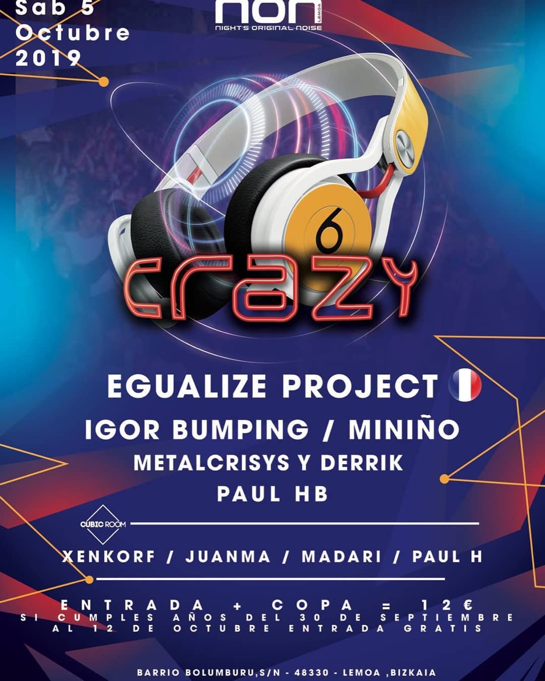Crazy, 5 oct 2019