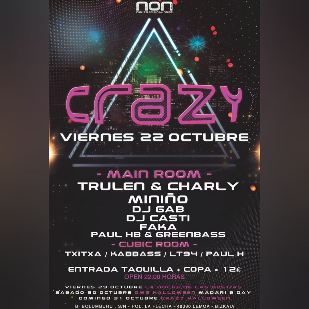 CRAZY, 22 oct 2021