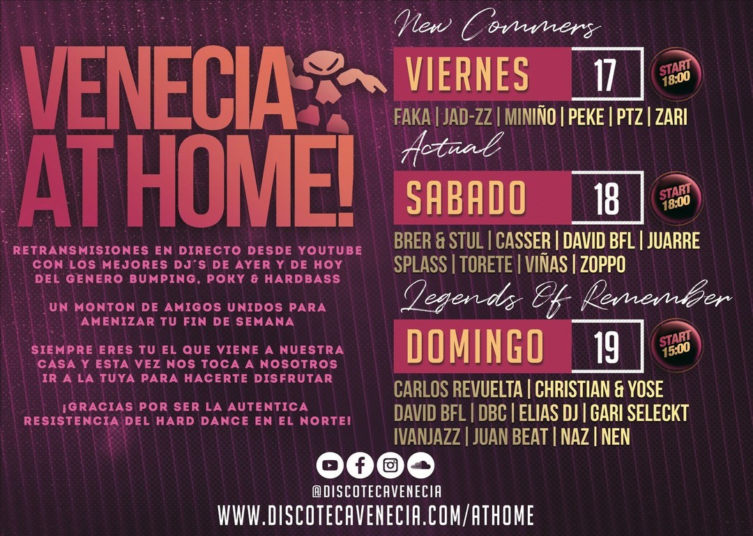VENECIA AT HOME!, 17 abr 2020